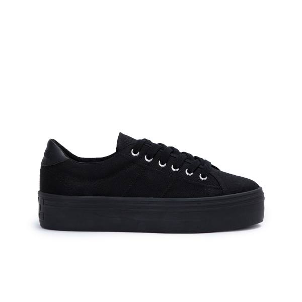 SNEAKER PLATO M - TELA - NERO FOX NERO