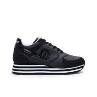 PARKO JOGGER - NAP.PERFO/SUEDE - BLACK