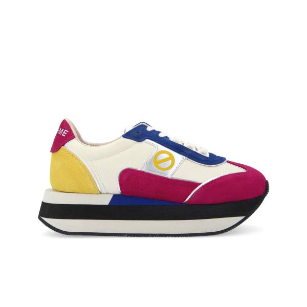 BOOM JOGGER W - SUEDE/NYL/SPRIN - FUSHIA/DOVE/SILVER