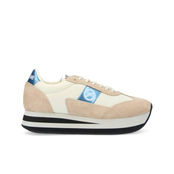FLEX M JOGGER W - SUEDE/NYL/SUEDE - NUDE/DOVE/NUDE