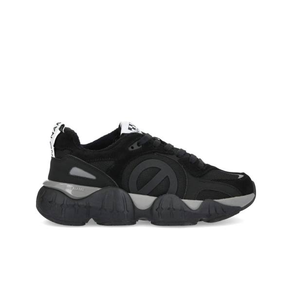 KRAZEE RUNNER - SUEDE/REC.KNIT - BLACK
