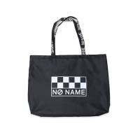 TOTE BAG - NYLON - BLACK/WHITE