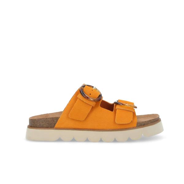 SANDY SLAP W - SUEDE - APRICOT