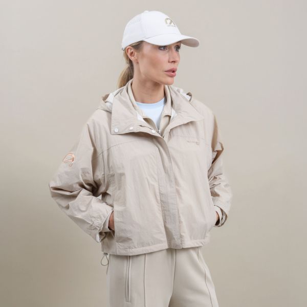 WILLO ZIP JACKET W - WINDPROOF - BEIGE